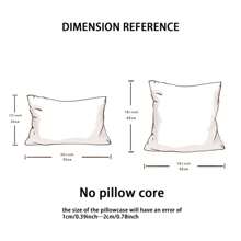 1 件雪尼尔蝴蝶结靠垫套 45x45 30x50 柔软波西米亚风格枕头客厅靠垫沙发装饰，无垫芯