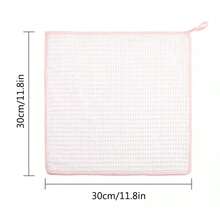3pcs Dishcloth, Non-Stick Oil, Absorbent Microfiber Cleaning Cloth, Thick Durable Dish Towel
