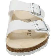 Birkenstock Unisex Arizona Sandals Soft Footbed - 白色 - 查看 4