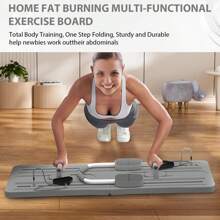 SIDIANBAN Pilates Board Reformer Set, Foldable Pilates Reformer Board, Multifunctional Abdominal Machine 6 In1 Pilates Sliding Board For Home, Pilates Exercise Board Fitness Equipment For Men, Women