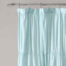 LUSH DECOR Serena Shower Curtain Blush 72X72 Halloween-Fall Decor-Room Decor - Spa Blue - View 4