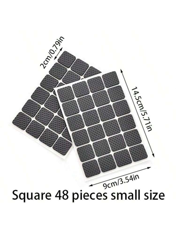 12pcs Chair Leg Pads/Table Leg Pads/Sofa Leg Pads, Non-Slip And Wear-Resistant Protective Covers, Mute And Cuttable
