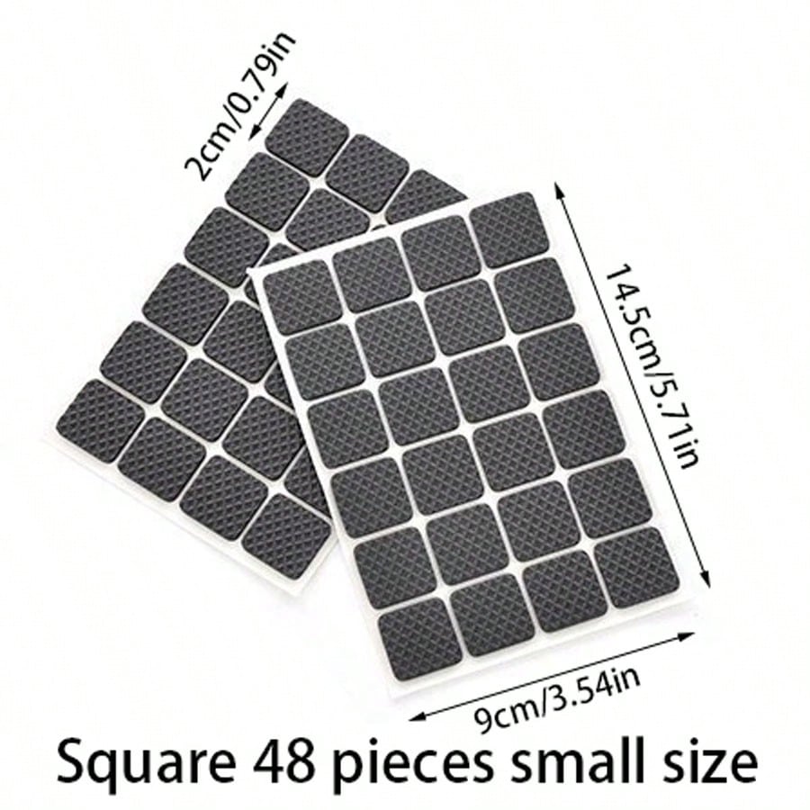 12pcs Chair Leg Pads/Table Leg Pads/Sofa Leg Pads, Non-Slip And Wear-Resistant Protective Covers, Mute And Cuttable