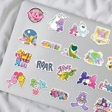 CARE BEARS 爱心熊50张装贴纸套装，可爱卡通熊图案贴纸套装，爱心熊，阳光熊，熊，朋友熊，礼物，返校季