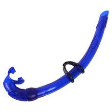 1pc PVC Free Diving Snorkel Tube For Snorkeling And Diving - Blue - View 2