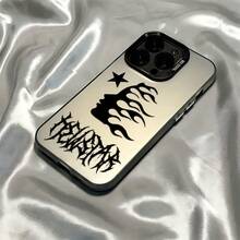 HellstarS Fashion Logo Case For IPhone 16, 15, 14, 13, 12, 11 Pro Max, X, XR, XS Max, 8, 7 Plus Drop Resistant Scrub Back Cover - 黑色 - 查看 1
