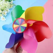 Colorful Pinwheel With Long Pole For Bicycles, Scooters, Balance Bikes,Bicycle Decoration,Cycling