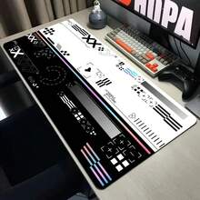 Anime Mouse Pads PrintStream Game Player Mousepads 400x900 Large Mousepad Gamer Anti-Slip Rubber  Company Desk Mat Design - ĐEN-4 - Xem 2