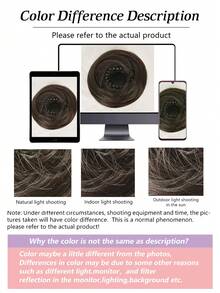 Brownish Black Fake Hair Buns Extensions Bird Nest Hair Clips Hair Accessories Ballet Bun Synthetic Donut Chignon Updo Hairpieces Expandable Bun Fixed Hair Claw Vintage Retractable Ponytail Holder Hairpin Buckles For Women Girls(3Inch)