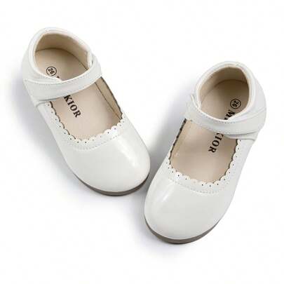 Elegant Princess Shoes, Cute Fashion White Mary Jane Girls Shoes, Back To Schoo…