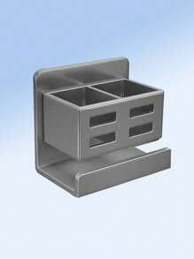 1 件装牙刷架壁挂式支架，无需钻孔，收纳整理器浴室配件