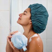 Shower Caps - Blue - View 5