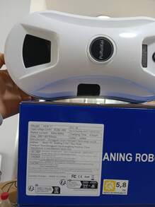 PuRuiKai Smart Window Cleaning Robot – Auto Glass Cleaner With Remote & Edge Detection - EU C Type Plug(220-240V) - View 7