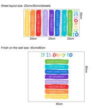 Self Adhesive School Classroom Rules Wall Sticker Baby Nursery Quote Wall Decal Mural,Back To School,School Supplies