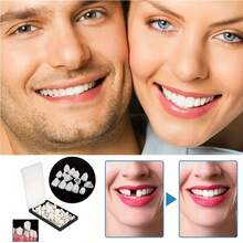 50pcs Temporary Tooth Replacement Kit, Teeth Whitening Veneers, Simple & Convenient, Suitable For All Tooth Shapes, Boost Confidence & Smile Appeal - Multicolor - View 2