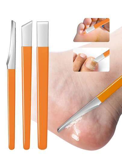 YUANDU Stainless Steel Foot Scraper,1Pc Pedicure Knife Scraping Pedicure Tool