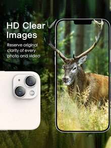 Yezodawee Bộ 9 miếng dán bảo vệ ống kính camera tương thích với iPhone 17 Pro Max, 17 Pro, 17 Air, 17, 16 Pro Max - Màng bảo vệ ống kính HD siêu bền, chống trầy xước, kính cường lực siêu mỏng, miếng dán bảo vệ màn hình camera bằng kính cường lực 9H và kim loại, vòng chống sốc cho ống kính - Màu bạc - 9 chiếc - Xem 3