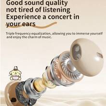 Sanrio TWS无线耳机200MAH降噪入耳式凯蒂猫运动跑步音乐耳机生日礼物 - 彩色 - 查看 7