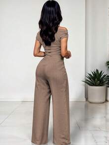 Women Two-Piece Outfits - Nude - View 4