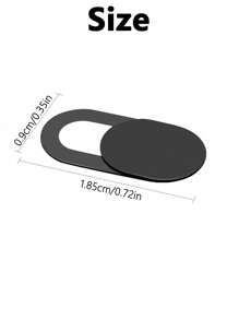 3 piezas de cubiertas de cámara autoadhesivas y deslizables para protección de la privacidad de las cámaras de productos electrónicos, decoración anti-espionaje para la escuela, sorpresa, dormitorio, decoración del hogar, decoración de la habitación, útiles escolares, decoración de pared, pegatinas de pared, pegatina