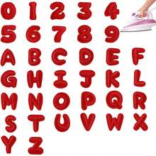 9/26/36/52 Mini Letters Patch, Cute And Mini, Is A High-Quality Auxiliary Material For DIY Decorating Clothing, Can Be Sewn And Ironed, Full Of Creativity, Used For Clothing, Bags, Shoes, Hats Decoration - 彩色 - 查看 13
