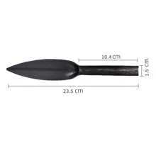 1pc Willow Leaf Metal Shovel, Small, Thickened Digging Spade For Planting, Household & Agricultural Use, Durable Garden Tool