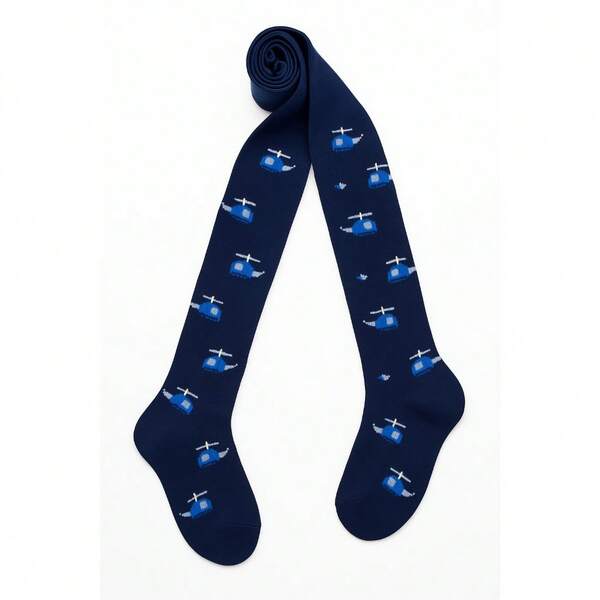 Kit 4 Meias Calças Grossas Menino 0-14 Anos Infantil Fio 80