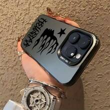 HellstarS Fashion Logo Case For IPhone 16, 15, 14, 13, 12, 11 Pro Max, X, XR, XS Max, 8, 7 Plus Drop Resistant Scrub Back Cover - 黑色 - 查看 5