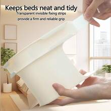 4Pcs Lock Sheet Holders - Bed Sheet Holder For Corners Keep Sheets Firm & Tight - Heavy Duty Bed Sheet Holder Corner Fitted Sheet Straps Fit All Mattress Size