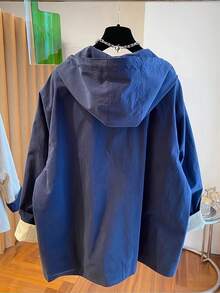 2025新款女士连帽风衣宽松百搭优质中长款春秋外套