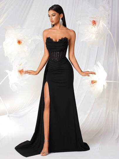 Black Formal Dresses ALL | SHEIN EUQS