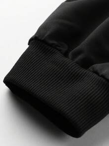 2Pcs Boy Game Game Controller Print Casual Set, Soft And Comfortable, Spring & Autumn Daily Casual Wear - Black - View 4