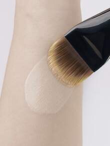 Foundation Makeup Brush, Professional Tongue-Shaped Foundation & Concealer Brush, Women Face Makeup Tools - Black - View 3