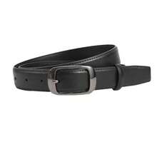 1 条女士合金小方扣 PU 皮带，简约时尚，适合牛仔裤、长裤、外套、连衣裙秋季、万圣节