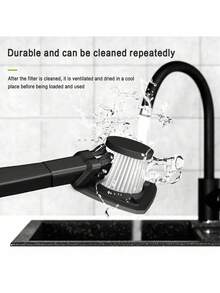 CascadeVac Portable Handheld Vacuum Cleaner For Home And Car, Powerful Suction USB Rechargeable Mini Cleaning Dustbuster With Multiple Attachments, Suitable For Car, Home And Office, Crevice Tool Included - Silver - View 12