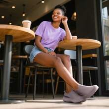 Women's Slip On Walking Shoes Hands Free Non-Slip Lightweight Gym Workout Casual Comfort Breathable Running Tennis SwiftSleek Fashion Sneakers - 紫色 - 查看 7