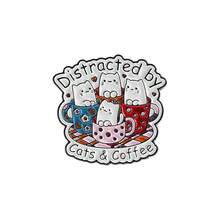 Pet Kitten Series Fun English Alphabet Cartoon Brooch Many Cat Patterns Accessories Badge - QHXZ3441 - View 8