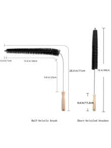 1 Pack Dryer Vent Cleaner Kit Dryer Lint Brush Vent Cleaner Long Flexible Refrigerator Dryer Lint Vent Trap Brush Gas Electric Fire Prevention Exhaust