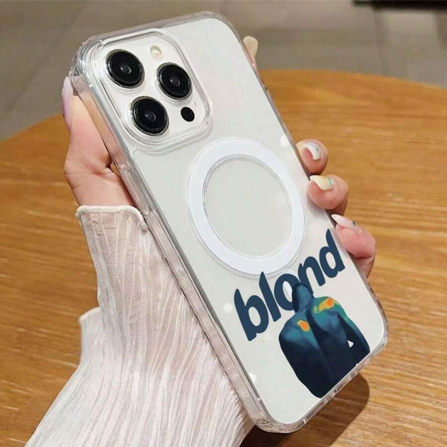 Funda para teléfono con diseño artístico de Austin Blonde. Compatible con 16, 15, 14 Pro, 13, 12, 11, XR y XS Plus. Fabricada en silicona TPU, resistente a golpes y caídas. Tacto agradable. Ideal para regalar a familiares, amigos y seres queridos. - transparente - Ver 1