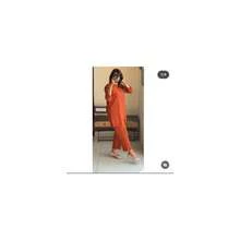 Rust Cotton Crochet Top And Pant (Set Of 2) UK Next Day - Multicolor - View 3