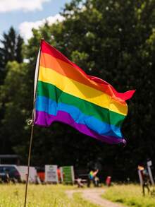 1pc, 3x5 Ft LGBTQ+ Rainbow Flag Gay Progress Pride Banner Flags, Love Is Love Banner, Gay Pride Bisexual Lesbian Pansexual Transgender Non Binary Asexual, Pride Room Decor, Pride Day Party Favor, Pride Day Outdoor Decoration - Multicolor - View 6