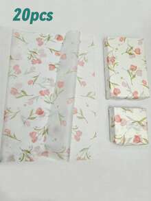 10/20/50pcs Colorful Lavender Wrapping Paper, Art Paper, Party Birthday Wedding Decoration, Packaging Paper, Tissue Paper, Bouquet Supplies, Gift Wrapping Paper, Flower Wrapping Paper, Gift Packaging, Wedding Packaging, Suitable For Any Occasion Decoration