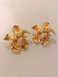 1pair Asymmetrical Geometric Earrings With European And American Style - Irregular Earrings - View 15