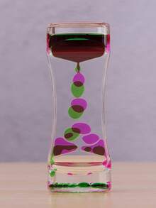 Two-Colour Liquid Timer Desktop Crafts, Creative Gifts, Timer Stress-Reducing Decorations, Liquid Sports, Teen Stress-Reducing Toys, Desktop Decorations, Stress-Reducing Acrylic Creative Gift Decorations