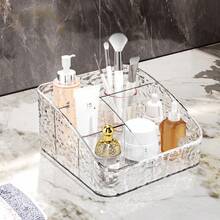 1pc Large Capacity X-Drawer Desktop Organizer, Multipurpose Storage Box For Cosmetics Skincare Remote Controls, Countertop Organizer For Vanity Bathroom Office