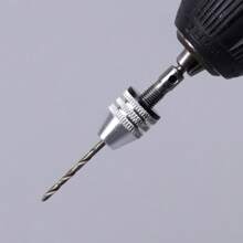 1 pieza Adaptador de portabrocas eléctrico de 3 mordazas, actualiza tu taladro con este adaptador de portabrocas sin llave de cambio rápido