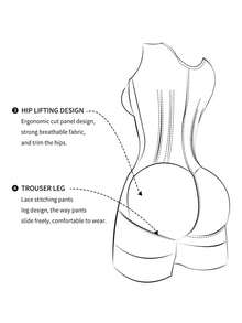 Colombian High Compression Faja For Women Full Body Postpartum Shaperwear Tummy Control Butt Lift Breathable Slimming Girdle - 米色 - 查看 7