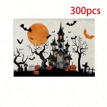 1/2/4/6 Piece Table Mat Set, Halloween Themed Style, Bat Pattern Print, Size 30x45 Cm. Polyester Halloween Placemats Are Suitable For Home Kitchens/Heat-Resistant Tablecloths, Easy To Clean, And Are Ideal Accessories For Home Kitchen Dining Tables. They Are Suitable For Family Gatherings And Indoor Occasions, And Are The Best Choice For Halloween Decoration.