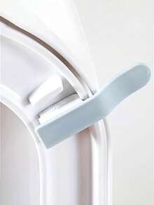 Elevador de tapa de inodoro, evita el contacto con el asiento del inodoro, levanta la tapa del inodoro con el mango para evitar el contacto directo con el asiento, elevador de tapa de inodoro autoadhesivo, herramienta de elevación de inodoro adecuada para oficina, hogar, hotel