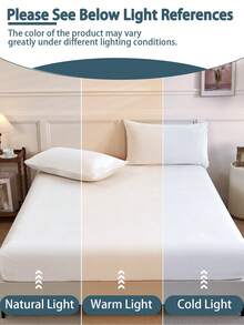 1 件白色天鹅绒床笠温暖柔软纯色毛绒床笠特大号双人床尺寸，奢华超柔软舒适床单，带 11.8 英寸深口袋，适合秋冬和春季，无枕套宿舍床上用品返校床上用品 - 白色 - 查看 6